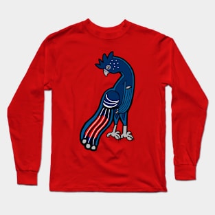 Standing Black Cockatoo Long Sleeve T-Shirt